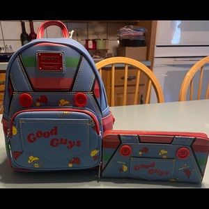 Loungefly Chucky Mini Backpack and Wallet Child’s Play - Hard to Find.